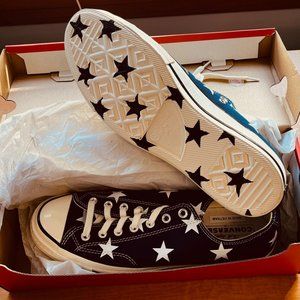 Converse Jack Purcell Signature CVO Ox in Navy/white/egret